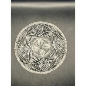 US GLASS No. 15112;‎ Broughton; Pattee Cross Master Berry Bowl 1909 6" Diam